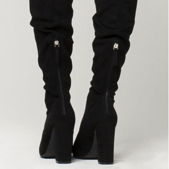 Steve Madden Emotional Suede Over the Knee Bootsheels shoes boots 7M - Picture 2 of 12